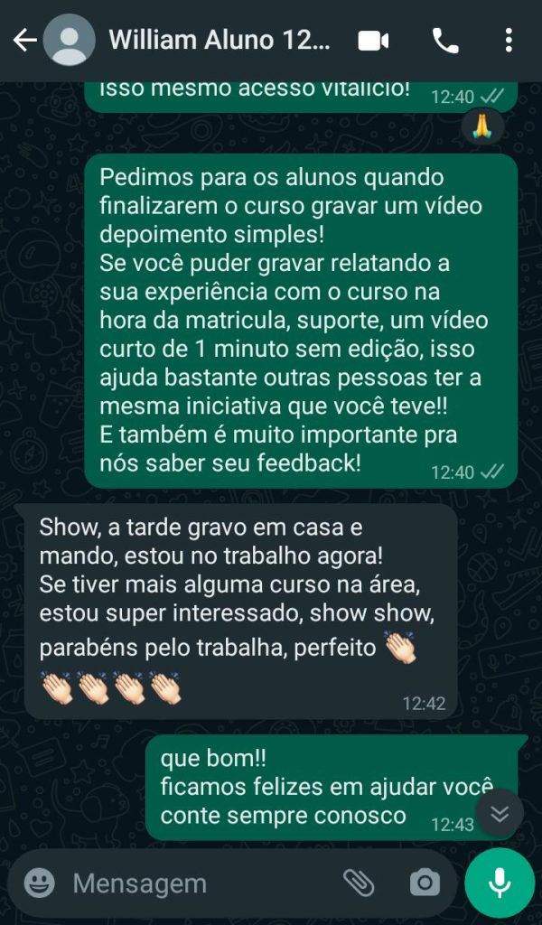 depoimento aluno curso de promob william